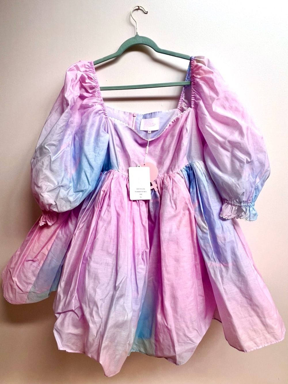 Selkie Shine Puff mini dress XXL NWT